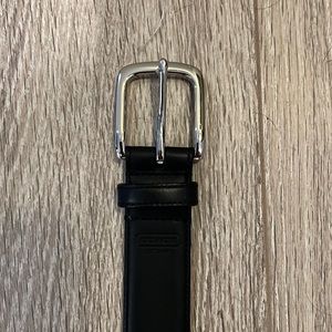 COPY - Black Leather Coach Belt